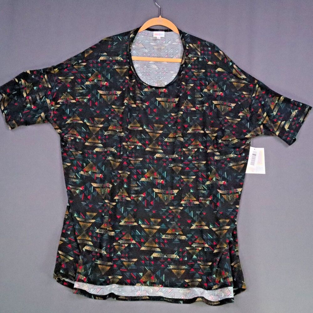 LuLa Roe Women's 3XL Shirt Top Blouse ( Aztec Triangle) NEW